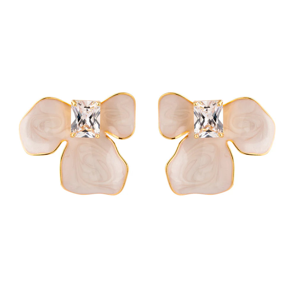 HALF - PETAL EARRINGS