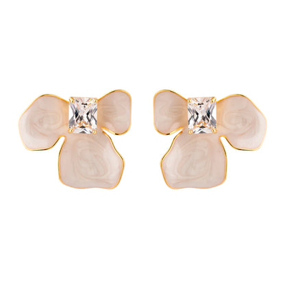 HALF - PETAL EARRINGS