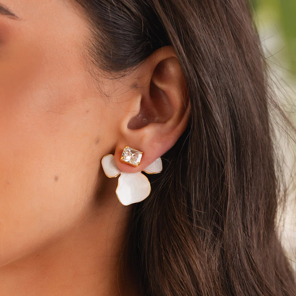 HALF - PETAL EARRINGS