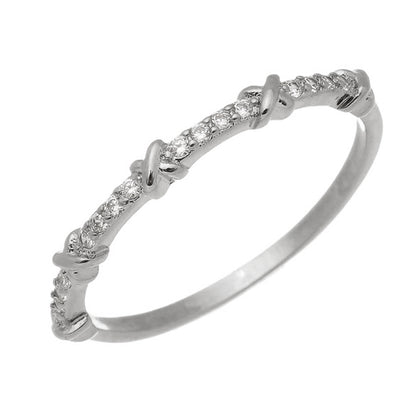 LEGACY ZIRCONIA STUDDED RING