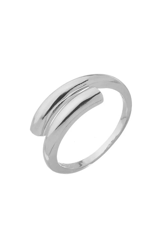 ADJUSTABLE DOUBLE CURVE RING