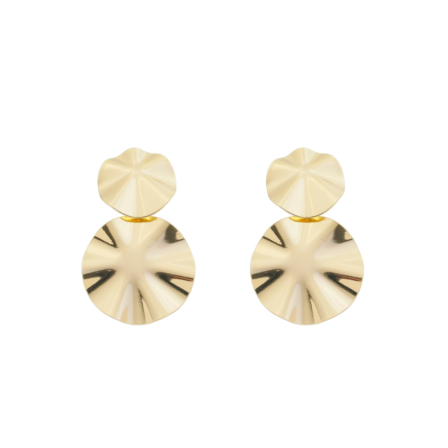 DISC DROP EARRINGS