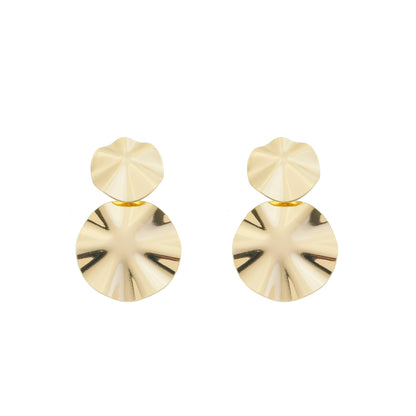 DISC DROP EARRINGS