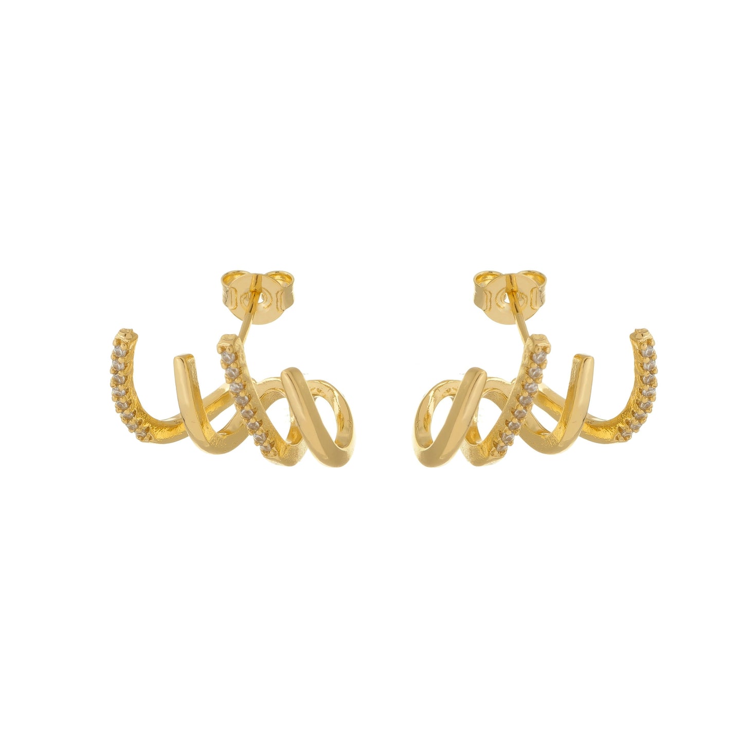 HOOK ZIRCONIA EARRINGS