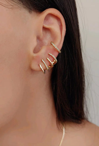 HOOK ZIRCONIA EARRINGS