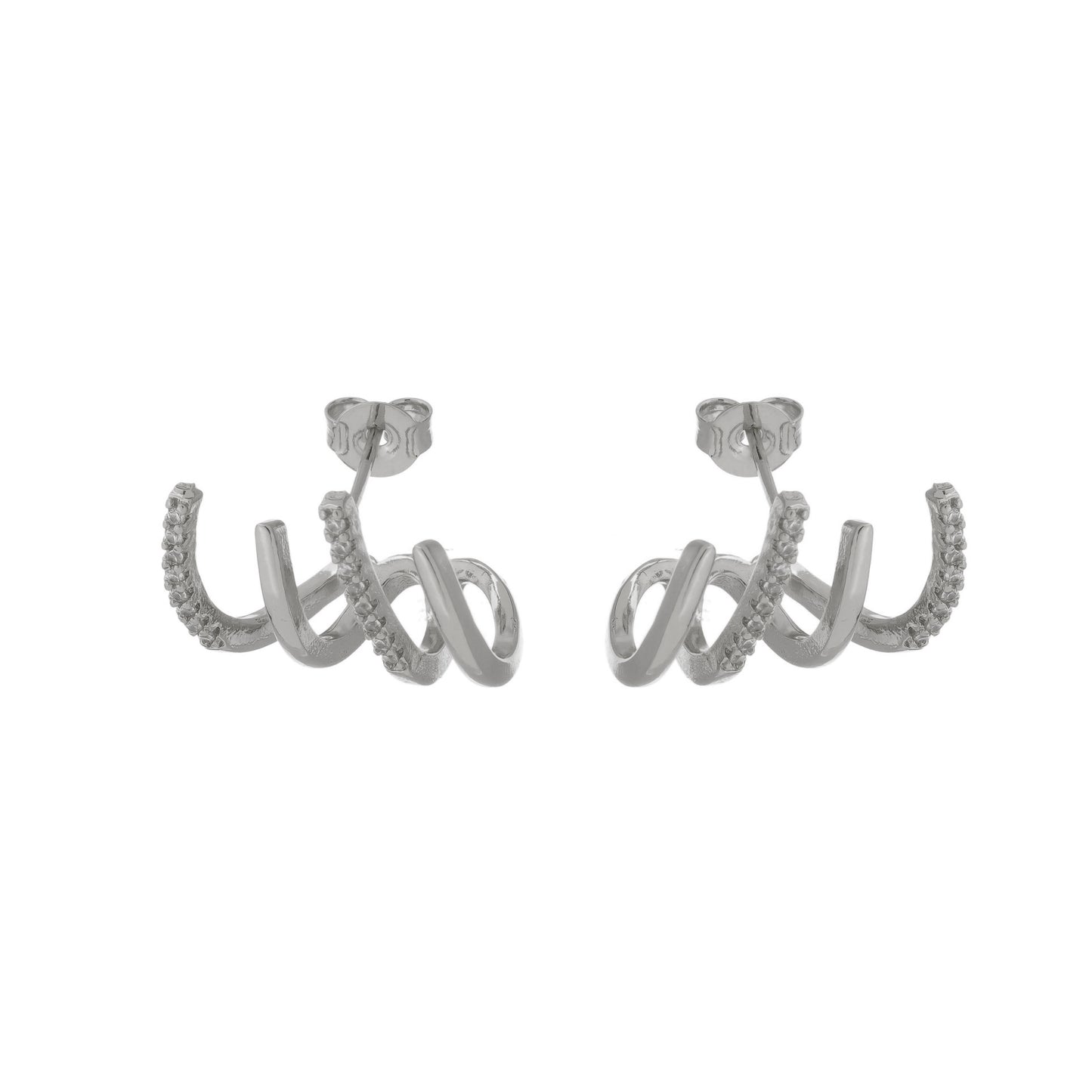 HOOK ZIRCONIA EARRINGS