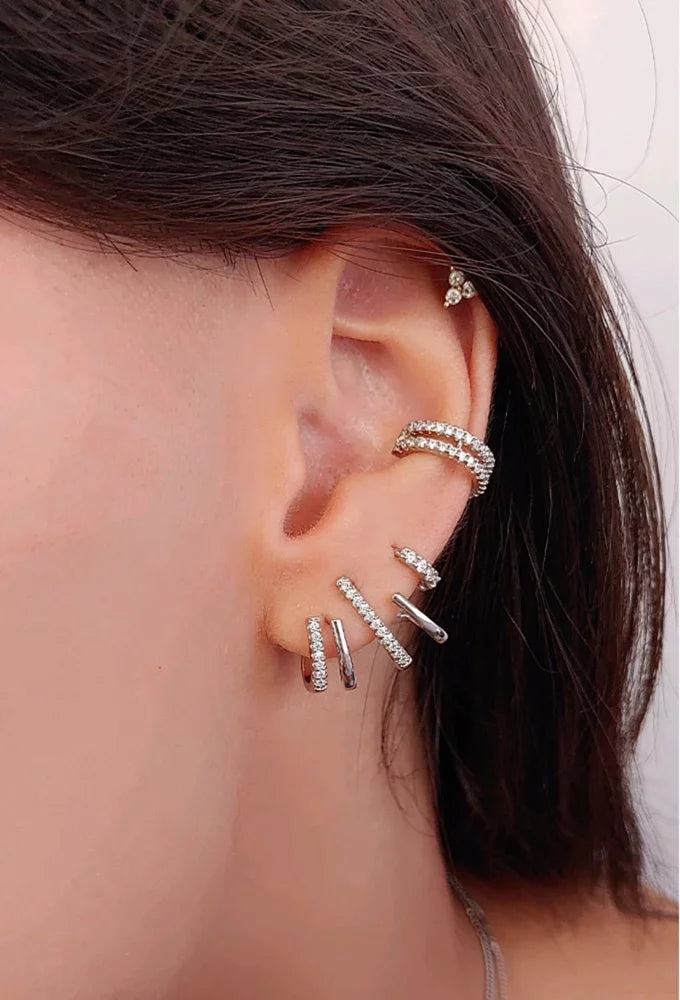 HOOK ZIRCONIA EARRINGS