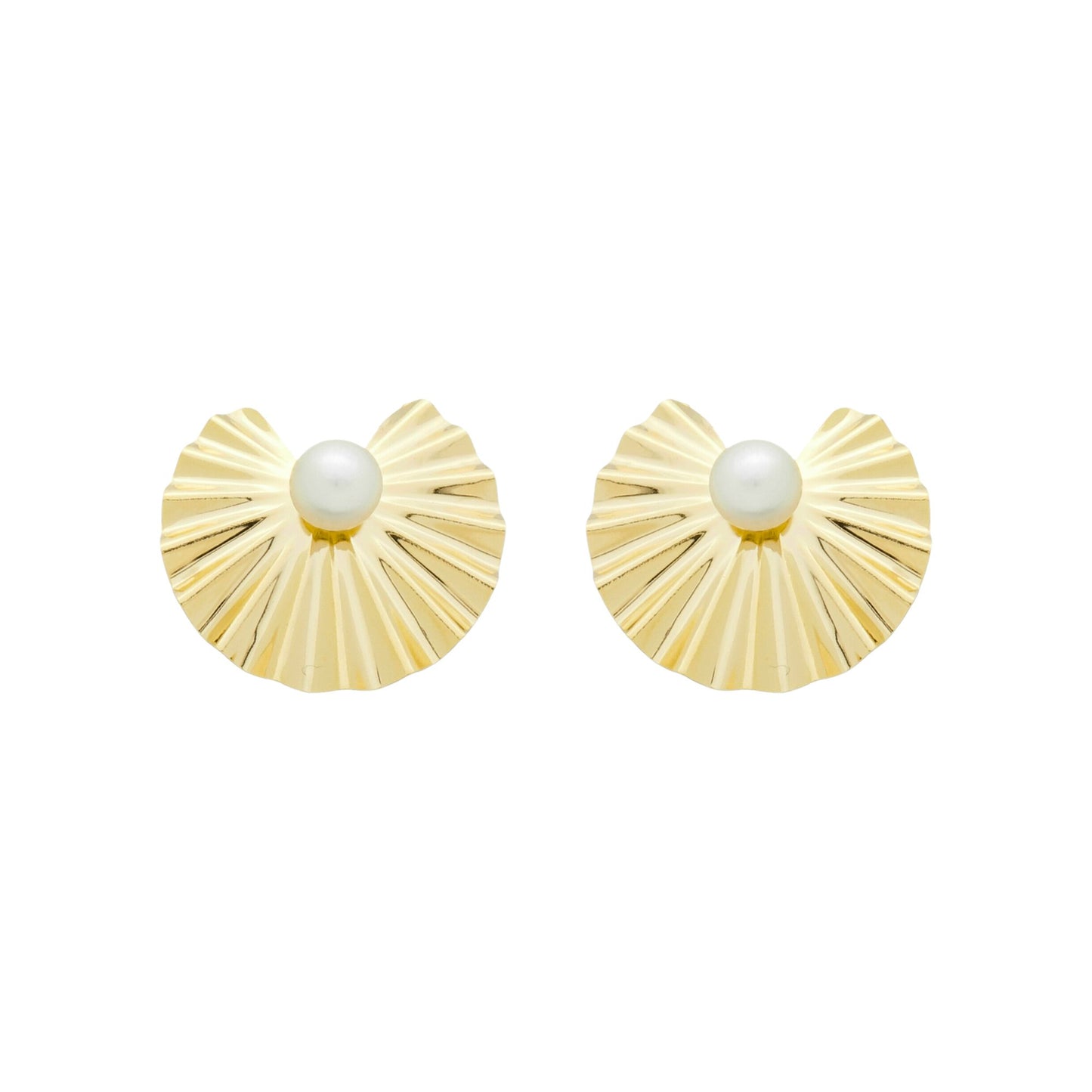 FAN-SHAPED EARRINGS