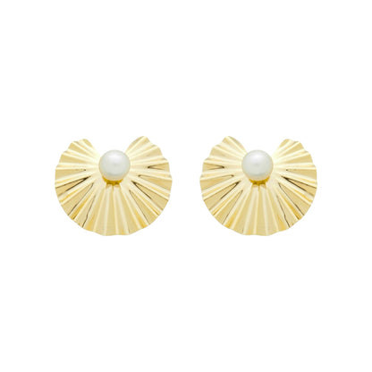 FAN-SHAPED EARRINGS