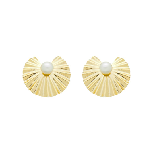 FAN-SHAPED EARRINGS