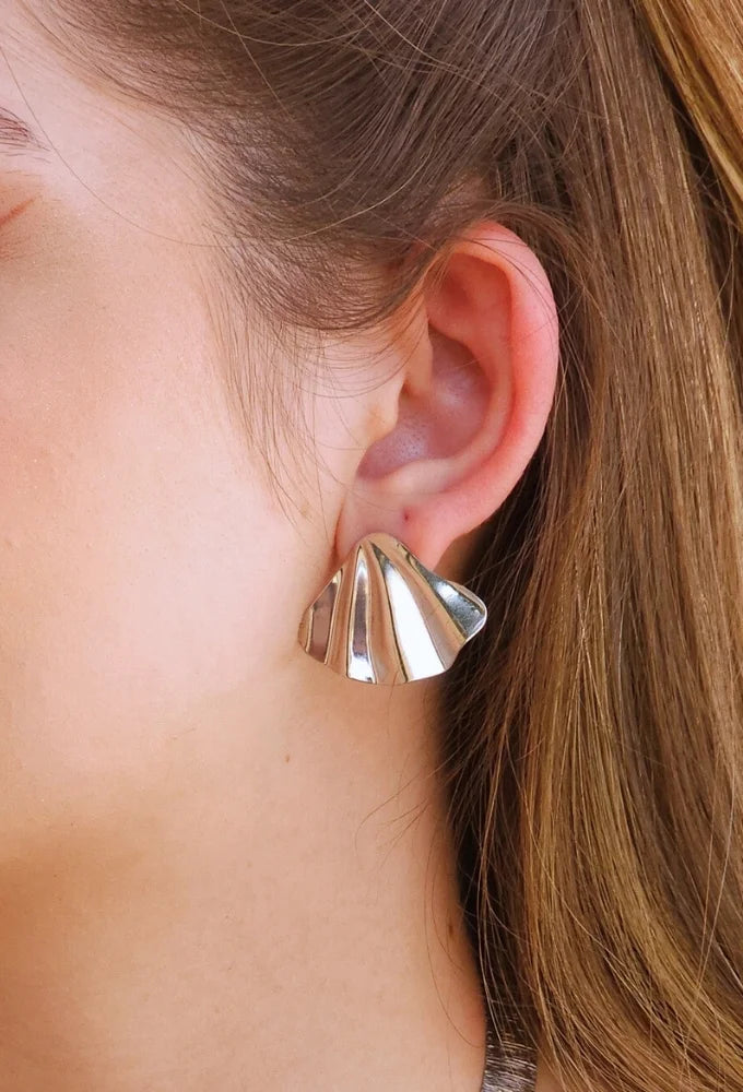 ORGANIC FAN EARRINGS