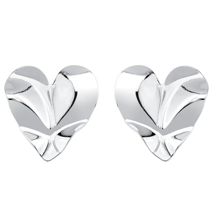 ABSTRACT HEART EARRINGS