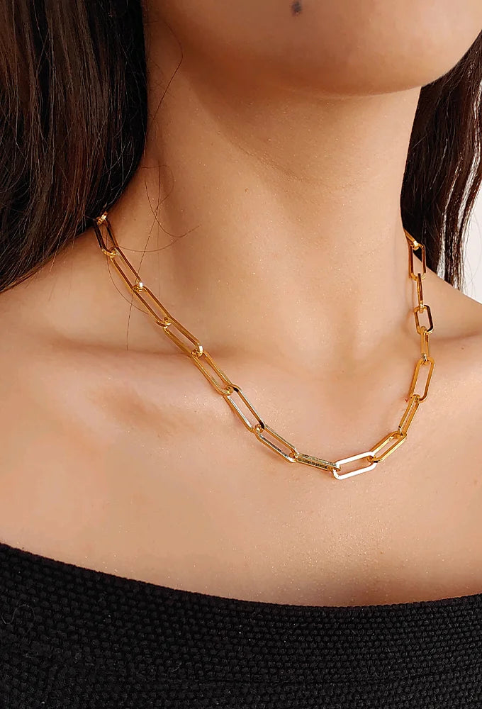 OVAL LINK NECKLACE