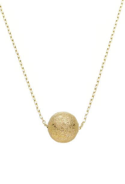 MEDIUM SIZE MATTE TEXTURED BALL PENDANT