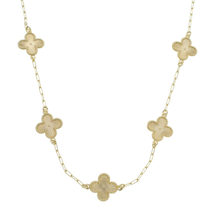 GOLD PLATING CLOVER NECKLACE