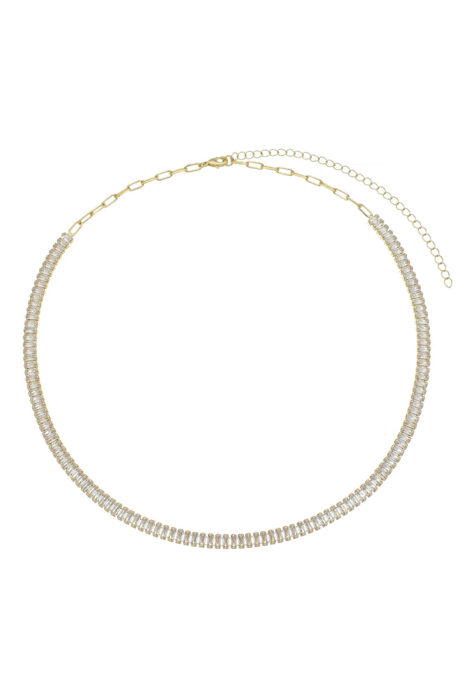 RIVIERA BAGUETTE NECKLACE