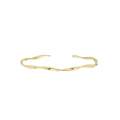 TWISTED GOLD PLATING BRACELET