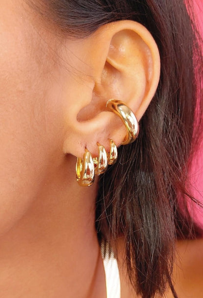 CLICK HOOP TRIO EARRINGS